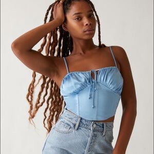Pacsun Satin Corset Top